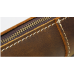 LETHARGIC first layer leather pencil case retro trend unisex leather pencil case vertical buckle